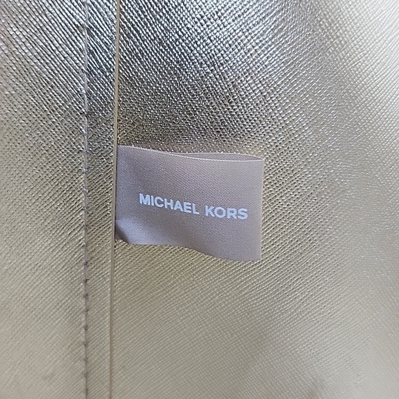 Michael Kors Champagne Metalic Gold Shopping Tote - Picture 11 of 13